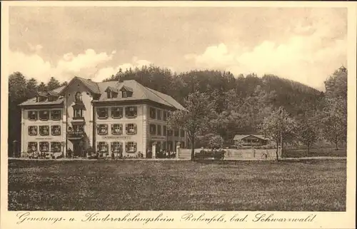 Bad Saeckingen Rabenfels Schwarzwald Erholungsheim  *
