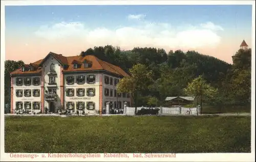 Bad Saeckingen Rabenfels Schwarzwald Erholungsheim  *