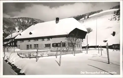 Bernau Schwarzwald Gasthof Fremdenheim Bernauerhof *