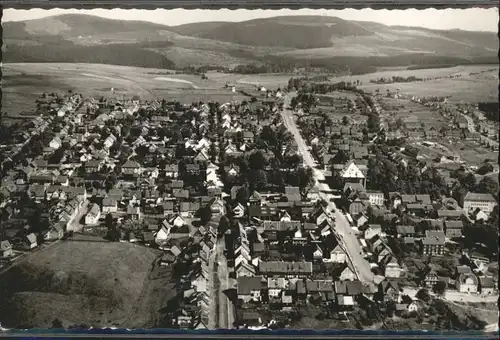 Clausthal-Zellerfeld Fliegeraufnahme *