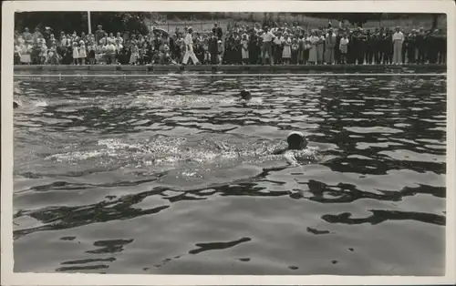 Friedrichroda [Handschriftlich] Schwimmwettbewerb