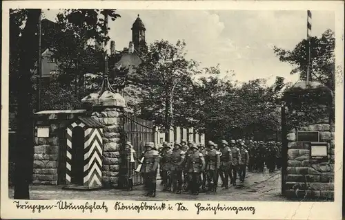 Koenigsbrueck Truppenuebungsplatz Haupteingang