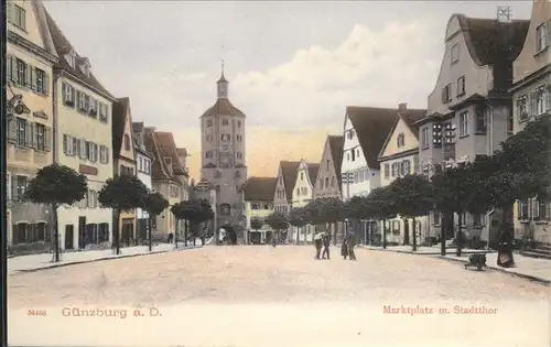 Guenzburg Marktplatz Stadtthor 