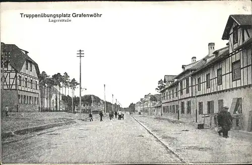 Grafenwoehr Truppenuebungsplatz Lagerstrasse