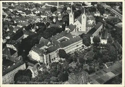 Freising Oberbayern Domberg Fliegeraufnahme 