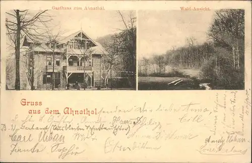 Weimar Thueringen Gasthaus Ahnathal / Weimar /Weimar Stadtkreis