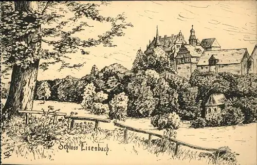 Eisenach Thueringen Schloss Eisenbach Kat. Eisenach