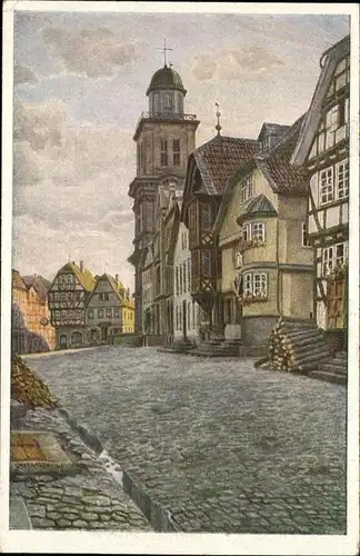 Lauterbach Marktplatz Kat. Lauterbach (Hessen)