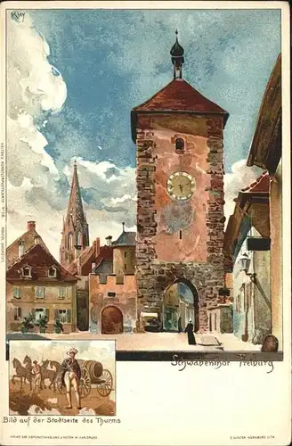 Freiburg Breisgau Schwabentor Kat. Freiburg im Breisgau