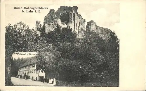 Lahr Schwarzwald Ruine Hohengeroldseck / Lahr /Ortenaukreis LKR