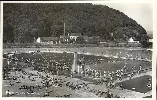 Freiburg Breisgau Strandbad Ferien Sommer Kat. Freiburg im Breisgau