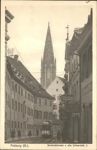 Freiburg Breisgau Berthodstrasse Universitaet Kat. Freiburg im Breisgau