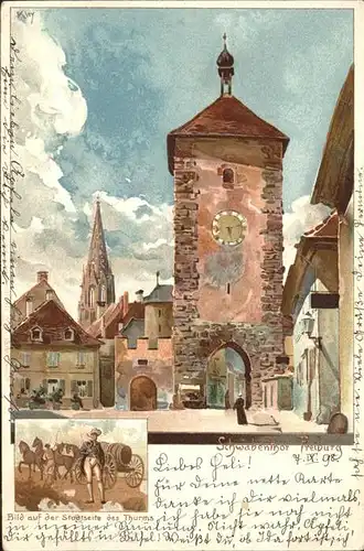 Freiburg Breisgau Schwabentor Kat. Freiburg im Breisgau