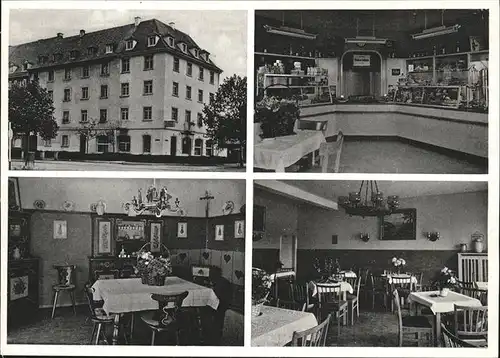 Freiburg Breisgau Brot und Feinbaeckerei Franz Uslaender Conditorei Cafe Breisacherstrasse Kat. Freiburg im Breisgau