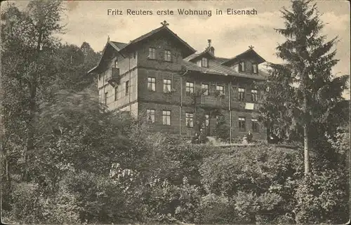 Eisenach Thueringen Fritz Reuters erste Wohnung Kat. Eisenach