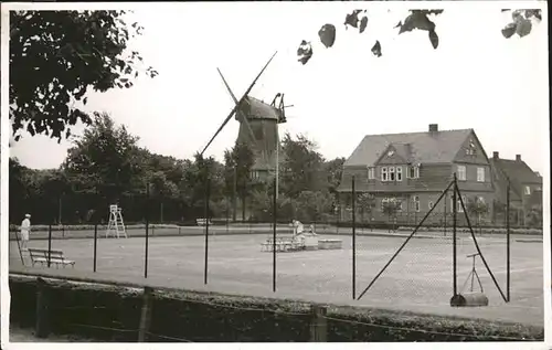 Wyk Foehr Tennisplatz Windmuehle Kat. Wyk auf Foehr