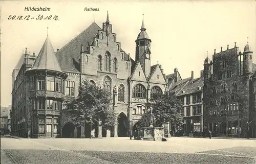 Hildesheim Rathaus Brunnen / Hildesheim /Hildesheim LKR