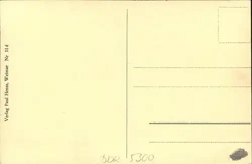 Weimar Thueringen Rathaus  / Weimar /Weimar Stadtkreis