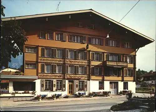 wz03444 Interlaken BE Hotel Baeren Kategorie. Interlaken Alte Ansichtskarten