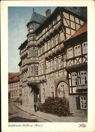 Stolberg Harz Fachwerkhaus Konsistorium Kat. Stolberg Harz