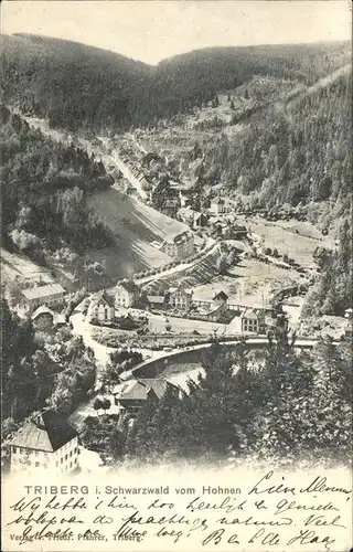 Triberg Schwarzwald  Kat. Triberg im Schwarzwald