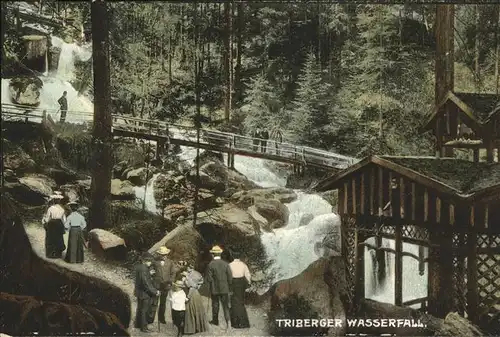 Triberg Schwarzwald Wasserfall Kat. Triberg im Schwarzwald