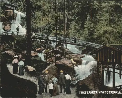 Triberg Schwarzwald Wasserfall Kat. Triberg im Schwarzwald