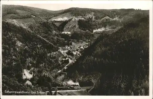 Triberg Schwarzwald Schwarzwaldbahn Kat. Triberg im Schwarzwald