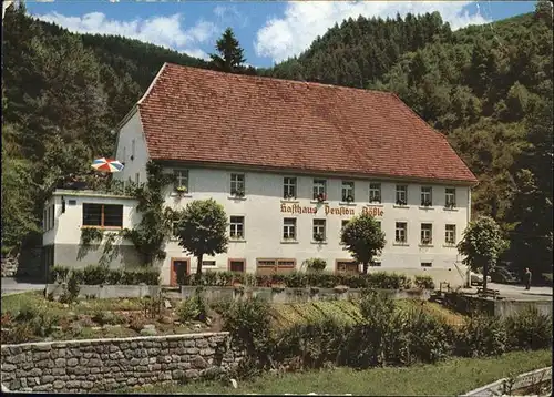 Triberg Schwarzwald Gasthaus Pension Roessle Kat. Triberg im Schwarzwald