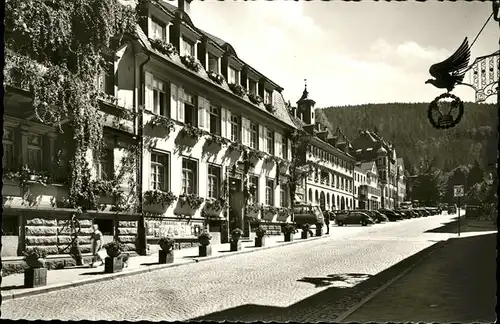 Triberg Schwarzwald Park Hotel Wehrle Rathaus  Kat. Triberg im Schwarzwald