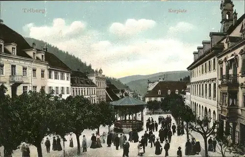 Triberg Schwarzwald Kurplatz Kat. Triberg im Schwarzwald