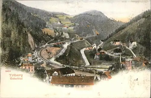 Triberg Schwarzwald Gutachtal Kat. Triberg im Schwarzwald