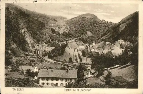 Triberg Schwarzwald Bahnhof Kat. Triberg im Schwarzwald