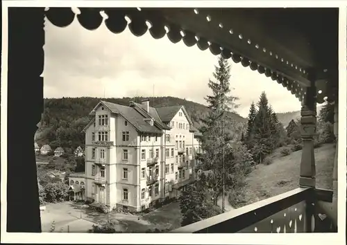 Triberg Schwarzwald Schwarzwald Hotel Kurhaus Waldlust Kat. Triberg im Schwarzwald