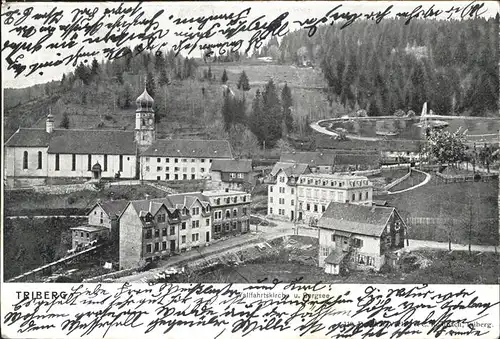 Triberg Schwarzwald Wallfahrts Kirche Bergsee Kat. Triberg im Schwarzwald