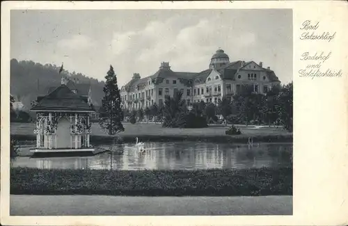 Bad Salzschlirf Badehof Goldfischteich Kat. Bad Salzschlirf