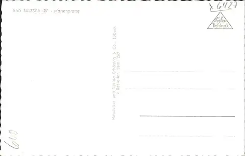 Bad Salzschlirf Mariengrotte Kat. Bad Salzschlirf