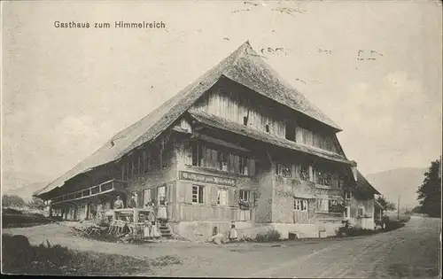 Freiburg Breisgau Gasthaus Himmelreich Kat. Freiburg im Breisgau