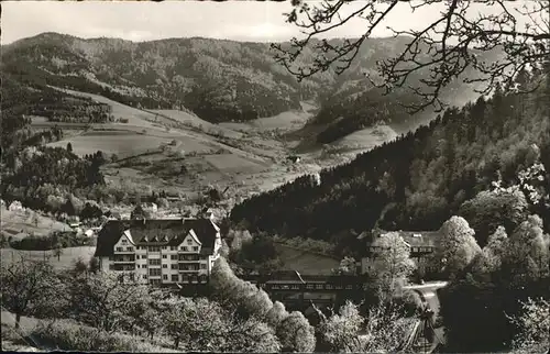 Freiburg Breisgau Sanatorium Glotterbad
Oberglottertal Kat. Freiburg im Breisgau