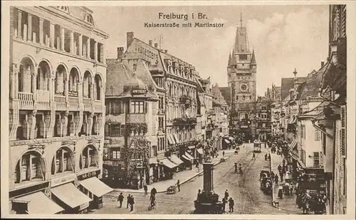 Freiburg Breisgau Kaiserstrasse Martinstor