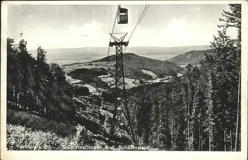 Freiburg Breisgau Seilschwebebahn Schauinsland