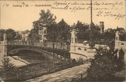 Freiburg Breisgau Friedrichsbruecke