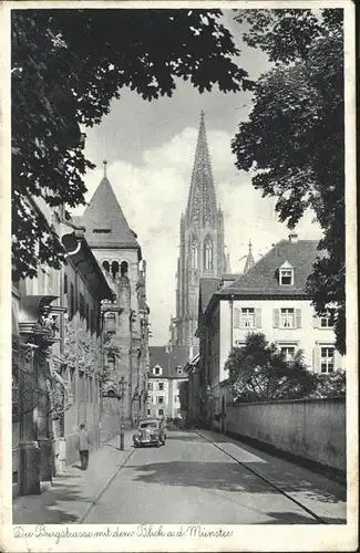 Freiburg Breisgau Burgstrasse Muenster