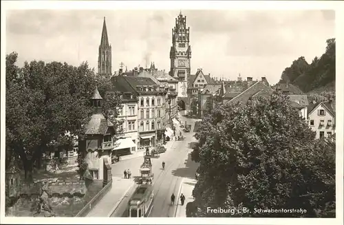 Freiburg Breisgau Schwabentorstrasse Strassenbahn