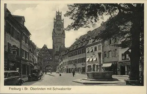 Freiburg Breisgau Oberlinden Schwabentor