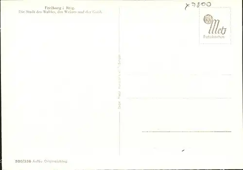 Freiburg Breisgau Teilansicht