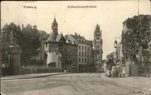 Freiburg Breisgau Schwabentorbruecke