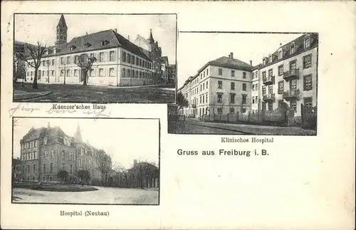 Freiburg Breisgau Kuenzer'sches Haus Klinisches Hospital Hospital
