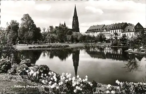 Freiburg Breisgau Stadtgarten Kat. Freiburg im Breisgau