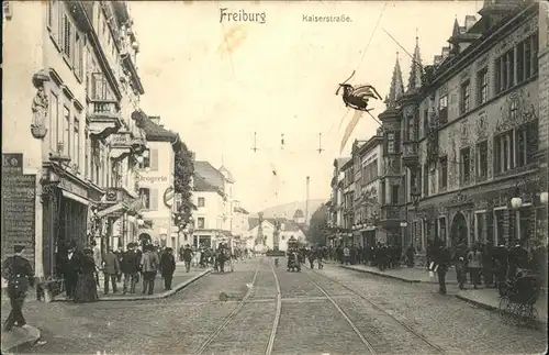 Freiburg Breisgau Kaiserstrasse Kat. Freiburg im Breisgau